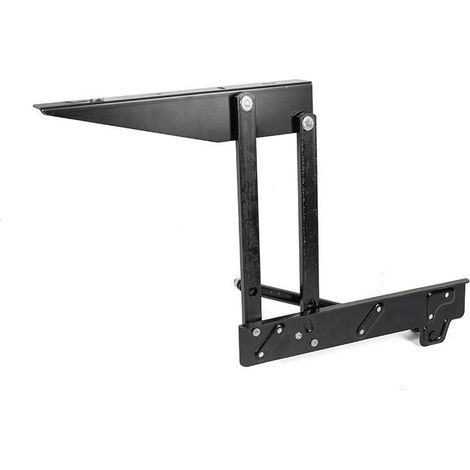 HERRAJES ALK elevable mesa mint-table con pistón acabado negro (1/5)