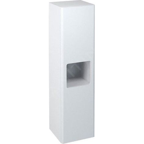 ELLA Meuble de rangement haut 35x140x30cm, 1x porte, gauche/droite/blanc (1/4)