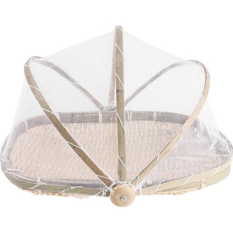 Boîte à pain avec couvercle panier en bambou accessoire de cuisine pour rangement des aliments et séchage du pain à la vapeur (1/5)