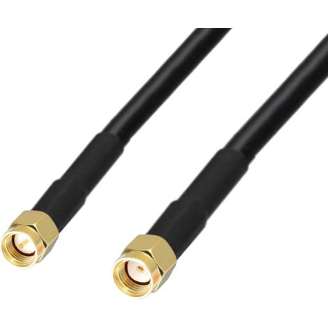Cavo antenna con connettore SMA / connettore SMA-RP RG58 2 m