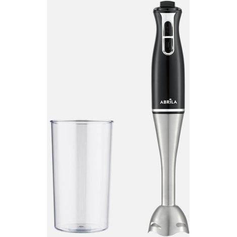 Batidora De Mano Nyasa 650w Dc Negro 2vel C/vaso Cuchilla Ac.inox.velocidad Ajustable