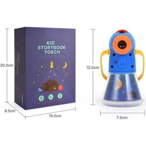 Projecteur d'Histoires Lumineux - Lampe Étoilée Multifonctionnelle avec Livre de Contes