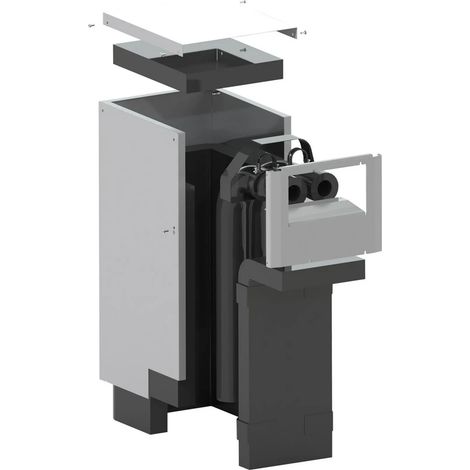 BOSCH Accessori per pompa di calore aria-acqua AHBA 2, cappa di copertura attacco a terra lungo AW OR, 8738214738