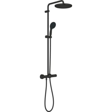 Grohe – Colonne de douche thermostatique – Mitigeur avec fonction inverseur 2 sorties – Douche de tête 25cm 1 jet pluie – Pommeau 11cm 2 jets pluie/stimulant – Flexible 1,75m - 266772431 (1/5)