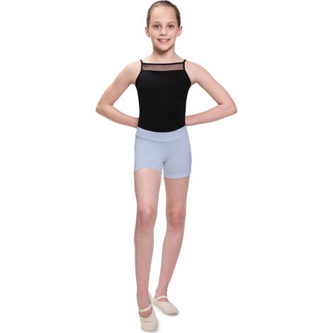 Frygia - Ballettshorts für Kinder und Jugendliche, blau Frygia Gymnastik- und Tanzshorts, blau Größe 146/152 (1/5)