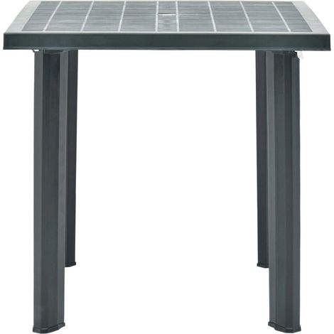 INLIFE Table de jardin Vert 80x75x72 cm Plastique (1/5)
