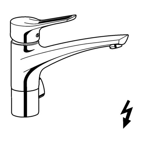 KLUDI MX Mitigeur évier Multi-EHM DN 15 Basse pression chromé, 399070562 (1/4)