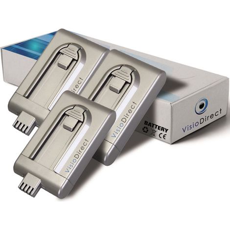 Lot de 3 batteries type DC16 pour Dyson 1500mAh 21.6V