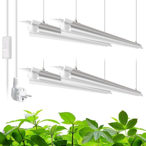 T8 Horticultural Lamp, 168 W (4 x 42 W), 5000 K, 119 cm/4FT, Pack (1/5)
