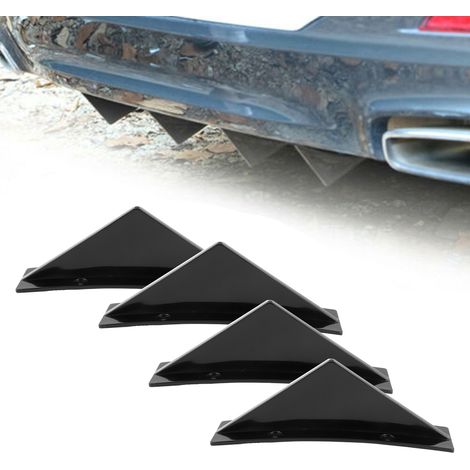 Universelles Heckstoßstangen-Diffusor-Kit mit Haifischflosse zur Fahrzeugmodifikation (1/5)