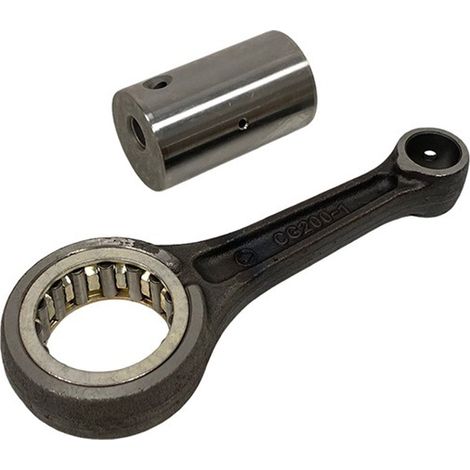 1 jeu. Couleur : gris argenté. Matériau : métal. Bielle de 41 mm pour moteur de moto. (1/4)