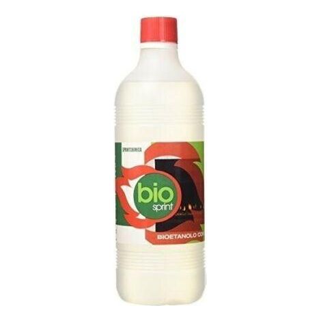 Bioetanolo inodore e antifumo, combustibile per biocamino e stufa -Confezione da 12 bottiglie da 1 Lt (1/3)