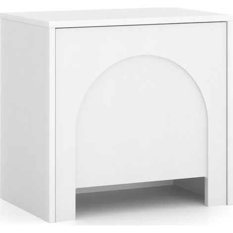 Table de chevet : 2 tiroirs, 1 étagère, Cachemire, 30 x 51 x 40 cm (1/3)