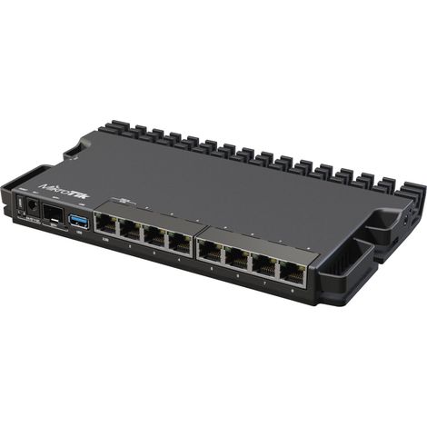 Routeur Mikrotik RB5009UG+S+IN : 9 ports Ethernet architecture : ARM 64 bits cœurs du processeur : 4 (1/5)