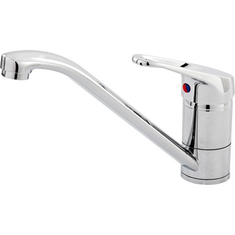 Mitigeur d'évier basse pression Life laiton chromé