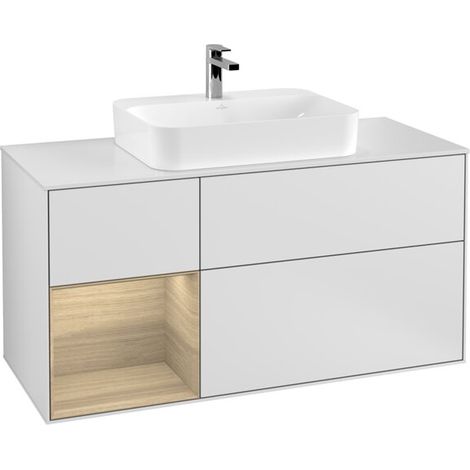 Villeroy & Boch G411PCMT Armoire sous lavabo Finion G41 (1/2)