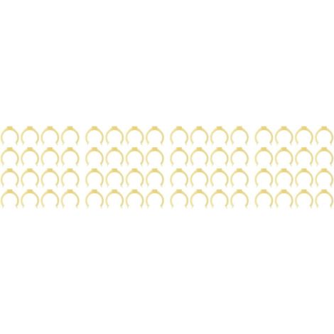 80 clips de fixation pour plinthes meubles cuisine (1/5)