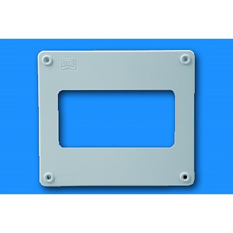 Remate Extraccion Aire Pared Rectangular Ignifugo Y Autoextinguible Termoplastico Blanco Sist 100 Tubpla 540-C