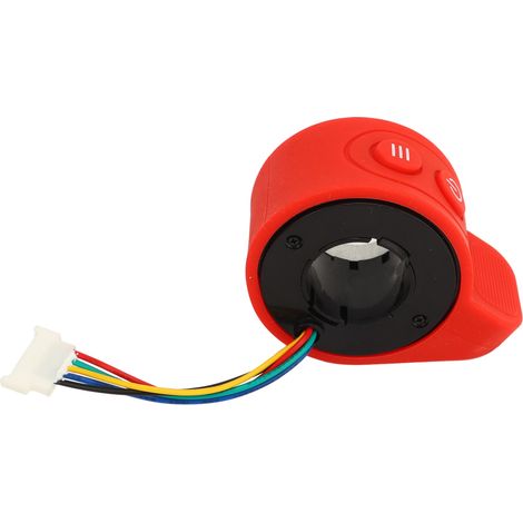 Accélérateur à pouce pour trottinette électrique ABS X7 X8, rouge, sensible, contrôle de vitesse. (1/5)