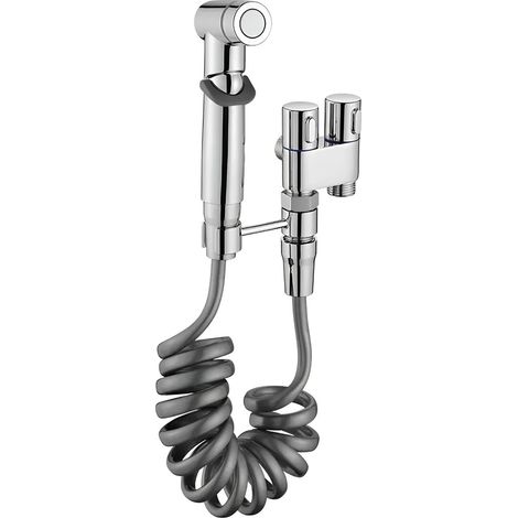 Robinet de toilette YC pommeau de douche double vanne (1/5)