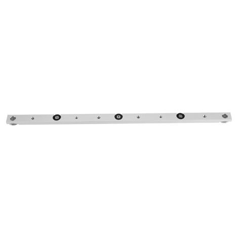 Alliage d'aluminium rails en T rainure à onglet piste et barre à onglet curseur table scie à onglet jauge tige outils de travail du bois bricolage(300mm) (1/5)