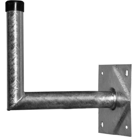 Support mural SAT acier A.S. SAT 24040 Distance au mur: 40 cm Adapté pour taille de parabole: Ø jusqu'à 100 cm argent
