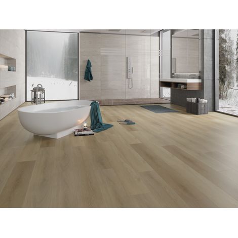 Aelle - Vinyle NEO CLICK 30 Bois Blond - aspect bois sous couche intégrée Blond Wood 04 (1/5)