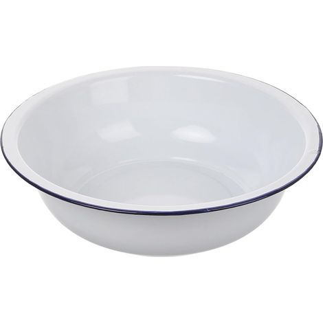 Saladier vintage en émail, 32 cm, résistant, pour mélanger les ingrédients