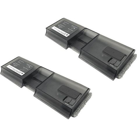 Deux adaptateurs en plastique comme illustré sur la photo, compatibles avec l'aspirateur sans fil V12, aspirateur/balai ménager portatif pour l'élimination des acariens.