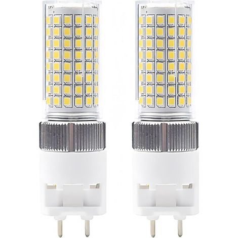 Ampoule LED G12 16W, culot en forme de maïs, 220-240V, dimmable, 4000K, convient pour l'éclairage public, l'éclairage d'entrepôt et, paquet de 2.