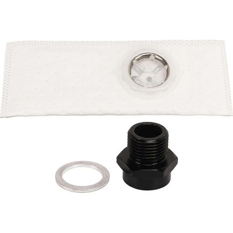 Filtre à carburant d'entrée de pompe à carburant dans le réservoir, crépine d'entrée de pompe à carburant à un étage, connecteur interne de 12 mm avec adaptateur M18x1,5 (1/4)