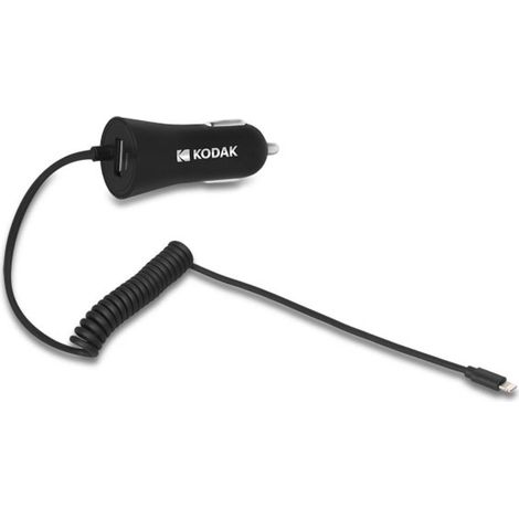 Chargeur Allume-Cigare Rapide Usb + Cable Lightning Kodak