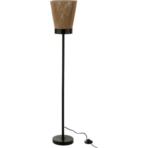 Lampadaire en Jute "Luna" 120cm Naturel (1/5)