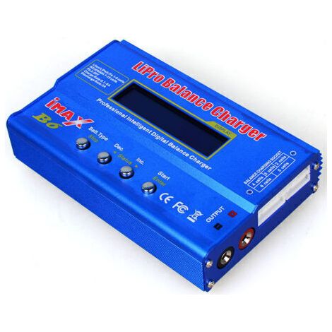 Chargeur Professionnel d'Équilibre 80W 6A pour Batteries LiPo/Li-Ion/LiFe (1-6S), NiMH/NiCd (1-15S) (1/4)