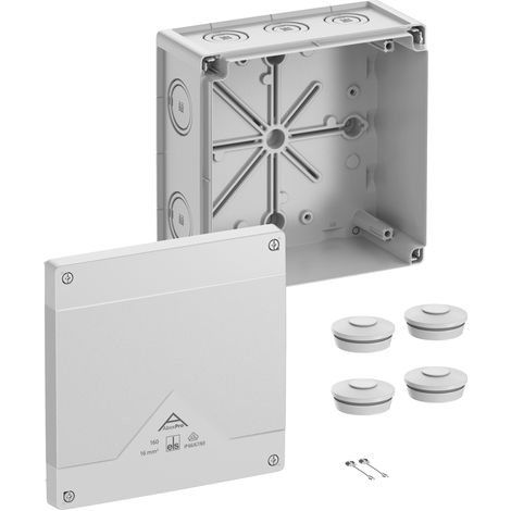 Spelsberg Abzweigkasten Abox Pro 160-L IP66/IP67/IP69 grau 182 x 182 x 90mm