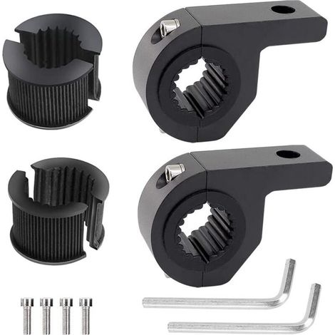 Supports de fixation pour phares de travail, supports de barre de support pour phares de travail de 19 à 32 mm, collier de serrage universel pour tuyaux avec accessoires pour véhicules tout-terrain, v (1/5)