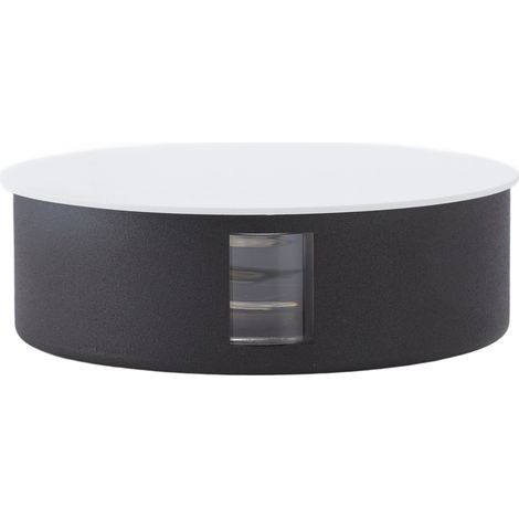 Luminaire murale LED en aluminium design, projecteur rond pour chambre, salon, couloir, KTV, salle à manger (AC85-265V, blanc, 6W double éclairage latéral) (1/5)