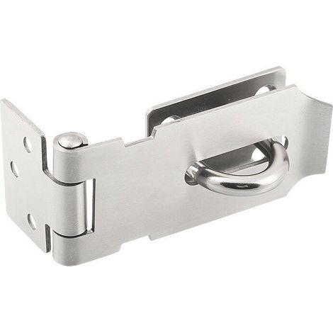 Stainless steel padlock hasps, heavy duty hasps and tape screw clips, door locks (1/5)