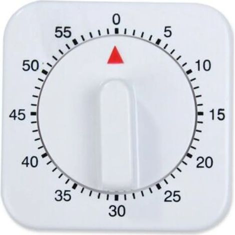 Minuteur mécanique soixante minutes pour cuisine horloge de cuisson et pâtisserie réveil pour four