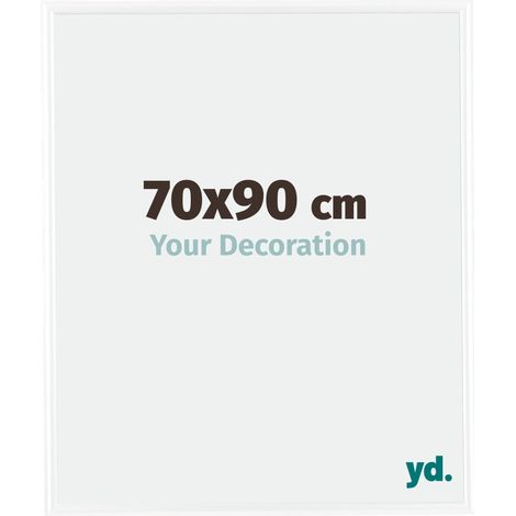 yd. - Cadre photo 70x90 - Blanc Brillant - Plastique - Bordeaux