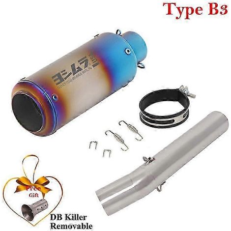 Tubo De Escape Para Motocicleta, Silenciador Db Killer Para Honda Cb1300 2003-2015, Yamaha Fzs 600 Fazer 1998 - 2003( Type B3) (1/5)