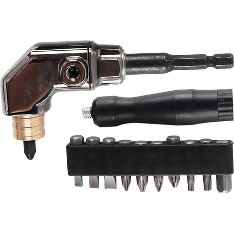 Accessoire D Angle Pour Tournevis Sans Fil Adaptateur De Perceuse À Angle Droit De 90 Degrés Accessoire De Perceuse Sans Fil À Angle Droit (1/5)