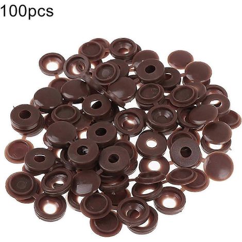 100pcs Plastic Screw Caps Furniture Hardware Self-tapping Bolt Protective Cover Qinhai (1/4)