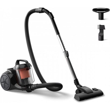 Philips Serie 1000 XB1142/10 Beutelloser Staubsauger in Schwarz-Koralle