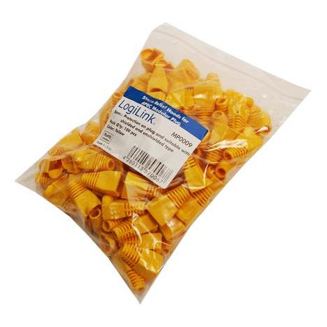 Protezione antipiega RJ45 MP0009 Giallo LogiLink MP0009 100 pz.