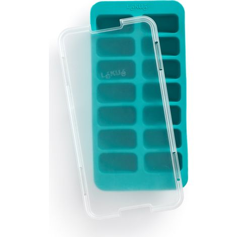 Lékué - Bac à glaçons rectangulaires avec couvercle (1/2)
