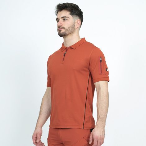 GAULT POLO DE TRAVAIL 1060 Terracotta XL (1/5)