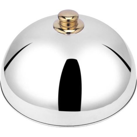 Couvercle en acier inoxydable pour assiettes, couvercle de table, couvercle alimentaire, couvercle de restaurant occidental, plateau teppanyaki (1/5)