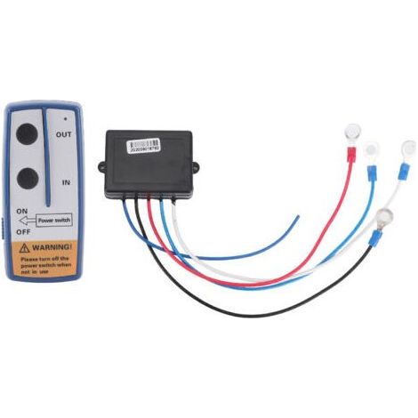 Treuil électrique télécommande sans fil système de contrleur 12V interrupteur d'alimentation pour véhicule tout-terrain (1/5)