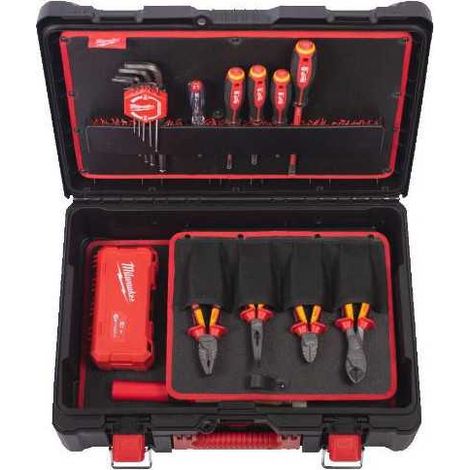 Herramienta de electricista Milwaukee packout 62 piezas aisladas VDE (1/3)